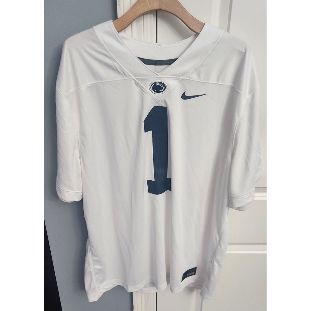 Nike Penn State Nittany Lions Football Jersey Mens XXL White NC2F-08BG-PSN-MVV